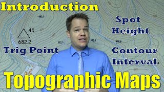 How to read a Topographic  Contour Map [upl. by Ardnola]