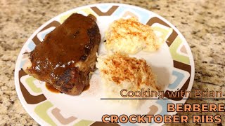 Cook at Home Berbere Ribs Crocktober Collab Delicious Tender Juicy Ribs [upl. by Ymij800]