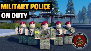 ROBLOX Day in the Life  Military Police [upl. by Ecinrev369]