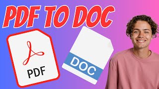 How to Convert PDF to Doc in Mobile [upl. by Lelia]