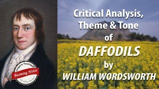 Daffodils by William Wordsworth Analysis and Explanation [upl. by Rivers537]