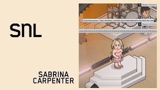 Sabrina Carpenter  Feather  Nonsense Live on SNL Habbo Version  ROC Nation [upl. by Ahdar494]