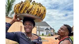 Iyoo the plantain seller  iyoo kashout and Rich homie baby [upl. by Esinehc164]