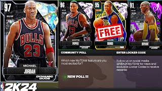 2K DID IT Hurry and Get the New Guaranteed Free Players and Free Dynamic Duo Packs NBA 2K24 MyTeam [upl. by Grimaldi]