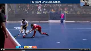 Indoorhockey zaalhockey  Skill right defender eliminiation [upl. by Bedell]