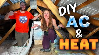 Replace Your Old HVAC System With THIS DIY Heat Pump Install [upl. by Haimerej]