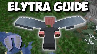 How To Get amp Use ELYTRA In Minecraft  The Ultimate Elytra Guide [upl. by Anaj]