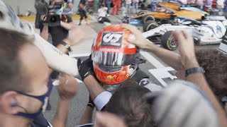 POSTRACE CELEBRATIONS AT MONZA  GASLY WINS  Powered By Honda [upl. by Jarrid121]