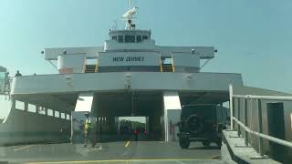 Ferry 2023 Cape May NJ  Lewes DE [upl. by Ecnerewal]