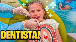 VLOG GIORGIA PIANGE PERCHÉ NON VUOLE ANDARE DAL DENTISTA CON LA MAMMA A METTERE LAPPARECCHIO [upl. by Ahsinned]