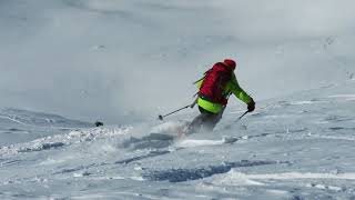 7 Rotazione degli arti inferiori  Tecnica di Sci Fuoripista  art of skiing  ski mountaineering [upl. by Ahseinaj]