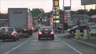 US 30Lincoln Highway Through Breezewood [upl. by Dambro863]