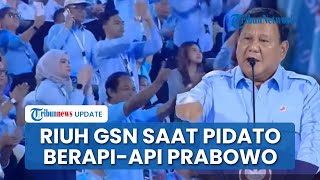 Pidato Berapiapi Prabowo Disambut Riuh JenderalGibran Yang Bersama Saya Ayo Yang Tidak Minggir [upl. by Stoat]