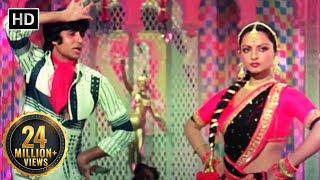 Athra Baras Ki Tu  Suhaag 1979  Amitabh Bachchan  Rekha  Lata Mangeshkar  Mohd Rafi Hits [upl. by Husain]