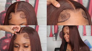 How To Install With Window Peak Hairline  Using 5x5 Closure Wig With Layer Ft Gorgius Wig [upl. by Varney]