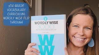 9TH GRADE VOCABULARY CURRICULUM  WORDLY WISE FLIP THROUGH [upl. by Secnarfyram]