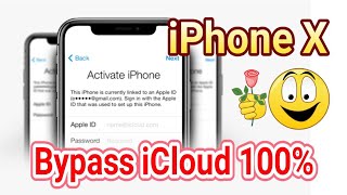 iPhone X iOS 146 Bypass iCloud Free 100 Work [upl. by Acimak]