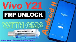 Vivo Y21 Frp unlock with Cm2  Vivo Y21 Frp Gmail account remove [upl. by Ehman]