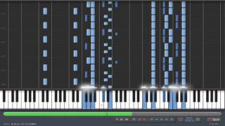 Beethoven Symphony 9 Mov 2 Piano Tutorial Synthesia [upl. by Daub498]