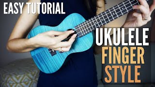 How To Play Fingerstyle on Ukulele  EASY Fingerpicking Tutorial PIMA [upl. by Monahan250]