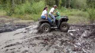 arctic cat 400 muddinpats atv ranch [upl. by Lukin739]