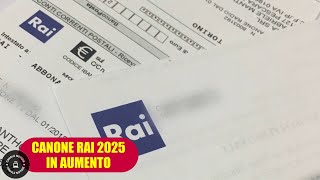 Canone RAI 2025 Possibile Aumento Ecco Tutti i Dettagli [upl. by Danieu749]