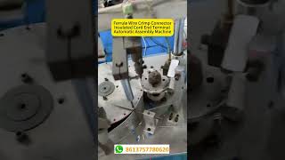 Ferrule Wire Crimp Connector Insulated Cord End Terminal Automatic Assembly Machine [upl. by Florrie]