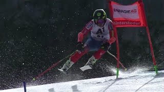 Tommy Ford 29th  Giant Slalom Run 2  Hinterstoder 2016 [upl. by Aicaca598]