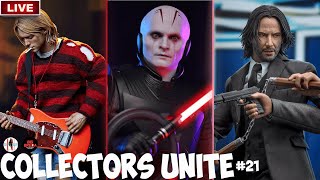 Collectors Unite 21 HOT TOYS Grand Inquisitor  HOT TOYS John Wick  Blitzway Kurt Cobain [upl. by Yrad]