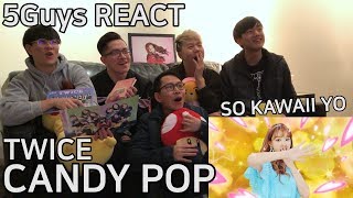 FUNNY FANBOYS TWICE  Candy Pop 5Guys MV REACT [upl. by Ratha]