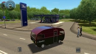 City Car Driving SAAB Caravan 92HK Motorhome 1080p [upl. by Dyane]