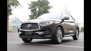 2023 INFINITI QX50 LUXE AWD Walk Around and Information [upl. by Figueroa]