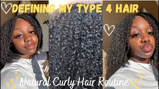 How to DEFINE Natural Type 4 Hair [upl. by Eromle502]