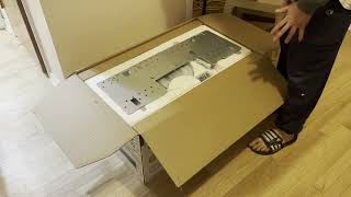 Unboxing Review of Whirlpool Over the Range Low Profile Microwave Hood Combination WML55011HS [upl. by Nohsyt]