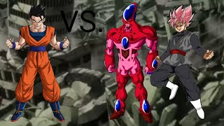 DBZ Budokai tenkaichi 4 BETA X Gohan Definitivo vs Hatchiyack y Black Goku ssj rose [upl. by Richie363]