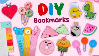 16 DIY BOOKMARK and PAPERCLIPS  CUTE SCHOOL SUPPLIES IDEAS [upl. by Imrots935]