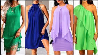 Womens Cover Up Beach Dress Beach Wear Mini Dress Ruffle Backless Ethnic Casual dress [upl. by Noet136]