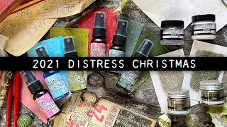 Tim Holtz Distress Christmas 2021 [upl. by Tobias55]