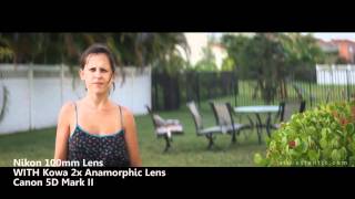 Anamorphic Lens Shots  Before amp After [upl. by Jojo]