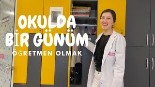 ÖĞRETMENİN OKUL VLOGU öğretmenolmak okulvlog [upl. by Harifaz]