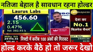 Laurus lab share lastest news today  laurus lab share का बड़ा खबर सावधान रहना होल्डर [upl. by Ylaek]