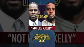 Diddy vs R Kelly SNL Weekend Update shorts weekendupdate snl diddy colinjost rkelly [upl. by Bolger]