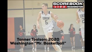 Tanner Toolson 2020 quotMr Basketballquot senior year highlights [upl. by Orihakat]