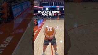 Halftime Show Coming 🔜 👄🤘😂 trickshot basketball funny texaslonghorns TexasLonghorns [upl. by Ttelrats865]