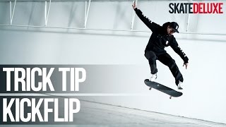 Kickflip  Skateboard Trick Tip  ItalianoItalian  skatedeluxe [upl. by Ludly]