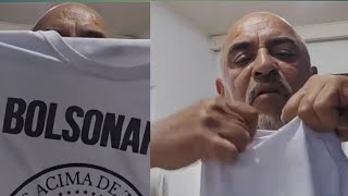 ex Bolsonarista rasga camisa do Bolsonaro e diz obrigado pela sua traição capitão [upl. by Marlyn]