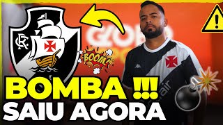 💥TERÇA AGITADA NOVIDADES NO VASCO CHAPÉU NO FLAMENGO SAIU AGORA ÚLTIMAS NOTÍCIAS DO VASCO HOJE [upl. by Yonita514]