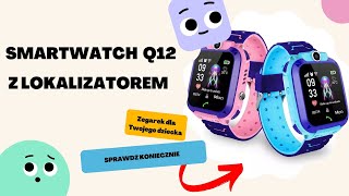 Smartwatch dla dzieci Q12 Instrukcja instalacji karty i aplikacji UWAGA SeTrucker [upl. by Kyle914]