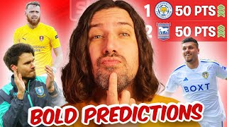 Championship Round 21  BOLD PREDICTIONS [upl. by Aremmat]