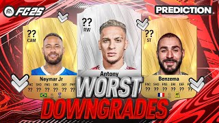 FIFA 25  BIGGEST RATING DOWNGRADES EA FC 25 😱🔥 ft Antony Neymar Benzema… [upl. by Nerte]